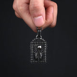 316L Stainless Steel Skull Pendant Necklace Evil Chain Unisex Gothic Choker
