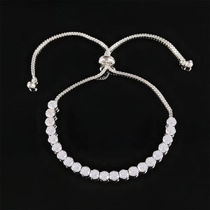 Adjustable Round Bracelet Bangle Anniversary Gift Jewelry