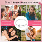 925 Silver Daisy Flower Charm Bracelet - Snake Chain Bangle