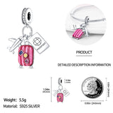 925 Heart Chain Bracelet for Women