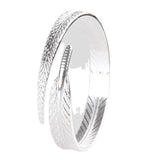 925 Silver Bracelet Angel Feather Women Jewelry Gift