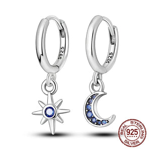 925 Silver Flower Bee Earrings for Women DIY Gift