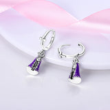 925 Silver Flower Bee Earrings for Women DIY Gift