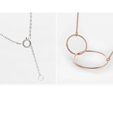 925 Silver Austrian Crystal Short Necklace for Women