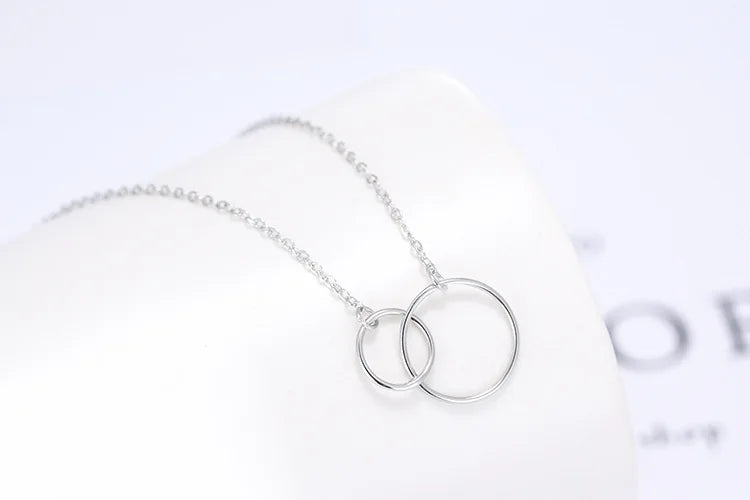 925 Silver Austrian Crystal Short Necklace for Women