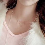 925 Silver Austrian Crystal Short Necklace for Women