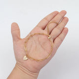 A-Z Initial Bracelet Women Stainless Steel Chain Pendant Bracelet For Women