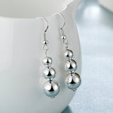 Arrival 925 Silver Bead Drop Earrings For Women Jewelry