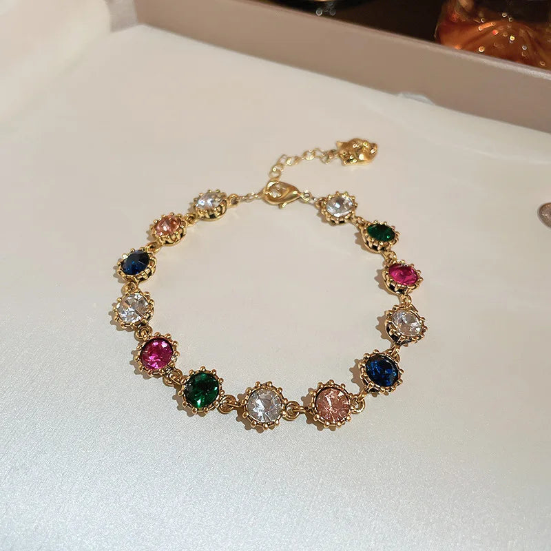 Vintage Metal Colour Strand Bracelets for Women