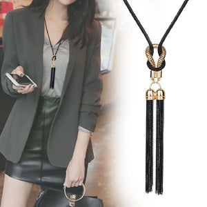 Arrival Female Tassel Pendant Necklace Long Sweater Chain