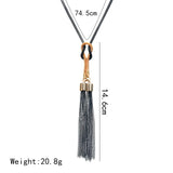 Arrival Female Tassel Pendant Necklace Long Sweater Chain