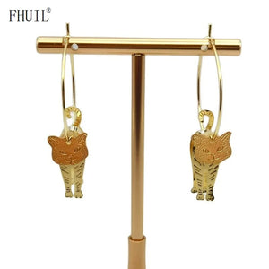 Crystal Piercing Hoop Earrings for Women Jewelry Gift