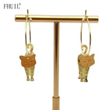 Crystal Piercing Hoop Earrings for Women Jewelry Gift