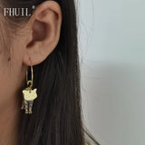 Crystal Piercing Hoop Earrings for Women Jewelry Gift