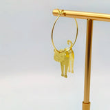 Crystal Piercing Hoop Earrings for Women Jewelry Gift