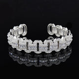Arrival Oval Silver Hand Bracelet Bangle Women Christmas Gift