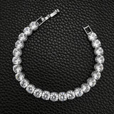 5mm Tennis Bracelet Bangle for Women Anniversary Gift S5446
