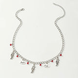 Retro Punk Skull Halloween Necklace Gift Jewelry X7836