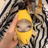 Banana Cat Plush Pendant Crying Banana Cat Keychain