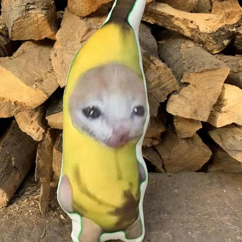 Banana Cat Plush Pendant Crying Banana Cat Keychain