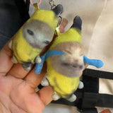 Banana Cat Plush Pendant Crying Banana Cat Keychain