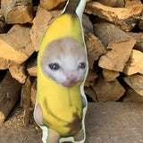 Banana Cat Plush Pendant Crying Banana Cat Keychain