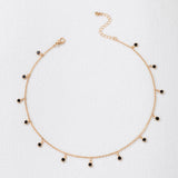 Crystal Pendant Choker Necklace for Women