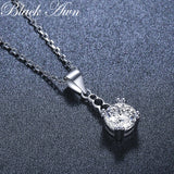 925 Sterling Silver Necklace Leaf Pendant P206