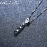 925 Sterling Silver Necklace Women Pendant P207