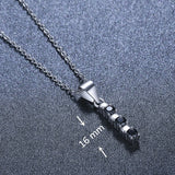 925 Sterling Silver Necklace Women Pendant P207