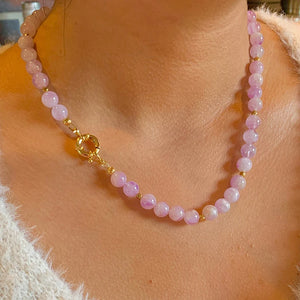 Bohemian Stone Bead Choker Vintage Necklace