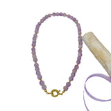 Bohemian Stone Bead Choker Vintage Necklace