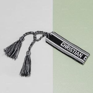 BOHO Cotton Embroidery Letters Wrap Tassel Bracelets Women Bestfriend Jewelry
