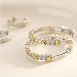 Eternity Jewelry Zircon Stone Earrings