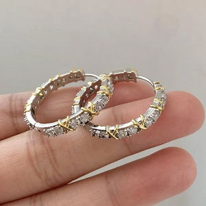 Eternity Jewelry Zircon Stone Earrings