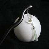 Chinese Style Moon Water Drop Hairpin Curly Hair Tassel Hairpin Hairpin Hairpi