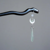 Chinese Style Moon Water Drop Hairpin Curly Hair Tassel Hairpin Hairpin Hairpi