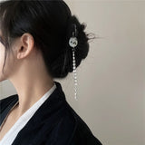 Chinese Wooden Hairpin for Women: Antique Pendant Tassel Hairpin