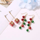 Christmas Bell Pendant Earrings Set for Women