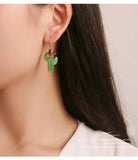 Christmas Bell Pendant Earrings Set for Women
