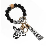 Cow MAMA Bracelets Keychain for Women Girl Mother's Charm Bracelets
