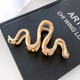 10.5CM Large Serpentine Metal Hair Clip Claw High Alloy Shark Clip