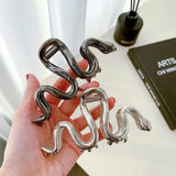 10.5CM Large Serpentine Metal Hair Clip Claw High Alloy Shark Clip
