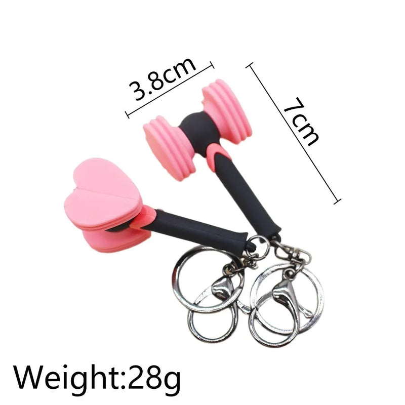 Star Love Hammer Keychain Cut Rescue Stick Keychain