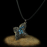 Starfish Pendant Necklace Zircon Clavicle Chain 925 Silver Women's Jewelry