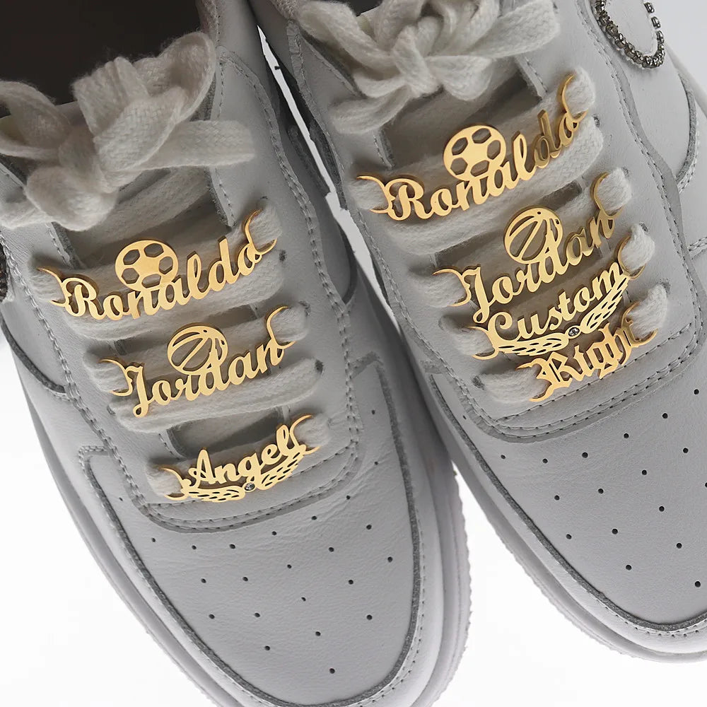 Personalized Angel Wings Shoe-buckle Basketball Football Shoe Tag