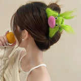 Funny Crab Hair Claw for Women, Shark Clip Headwear