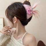 Funny Crab Hair Claw for Women, Shark Clip Headwear