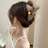 Funny Crab Hair Claw for Women, Shark Clip Headwear