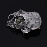 Vintage Flower Brooch Scarf Buckle for Women